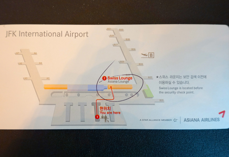 Review: SWISS Lounge JFK Airport-Location and Map