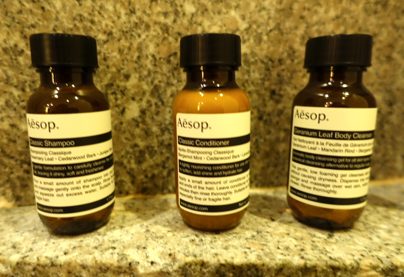 Review-Park Hyatt Seoul - Aesop Bath Products