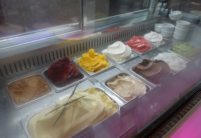 Gelatos and Sorbets, Cornerstone Restaurant Review, Park Hyatt Seoul