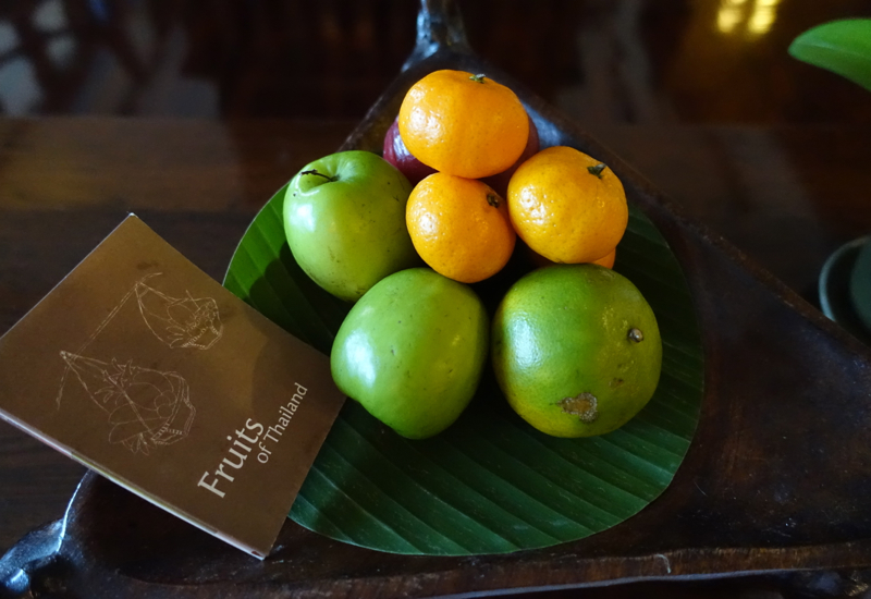 Fruit Welcome Amenity, Anantara Golden Triangle