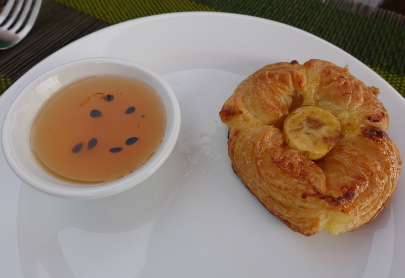 Fresh Danish Pastry with Passionfruit Jelly, Breakfast at Anantara Golden Triangle