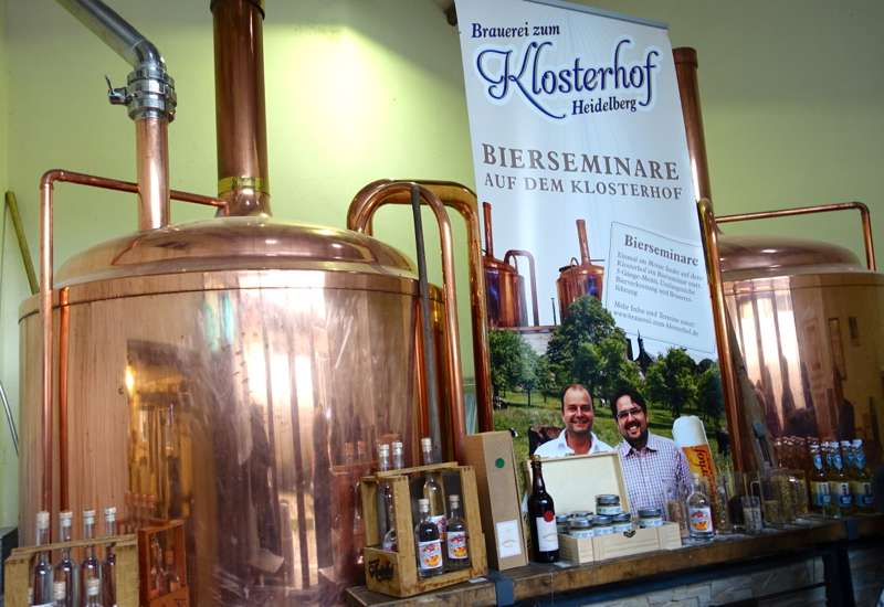 Organic Beer at Brauerei zum Klosterhof Heidelberg