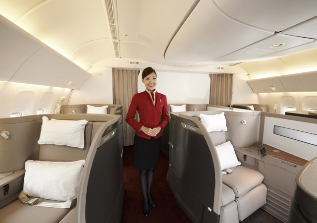 Cathay Pacific First Class Awards Available Boston to Hong Kong