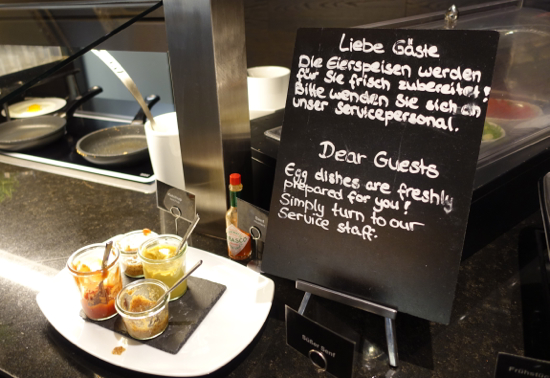 Moevenpick Stuttgart Airport Hotel-Breakfast Buffet-Eggs Made to Order