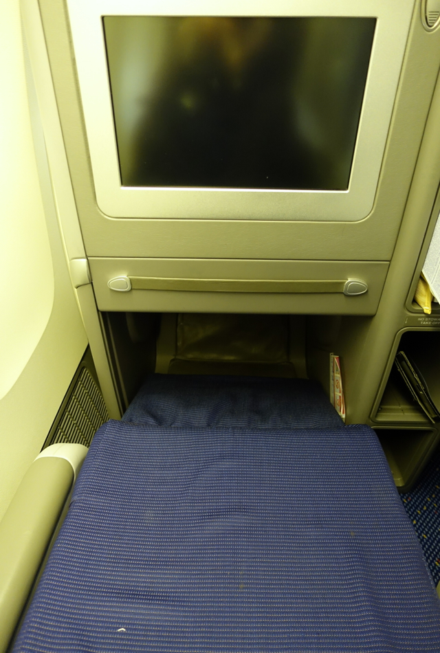 KLM Business Class Angled Flat Seat