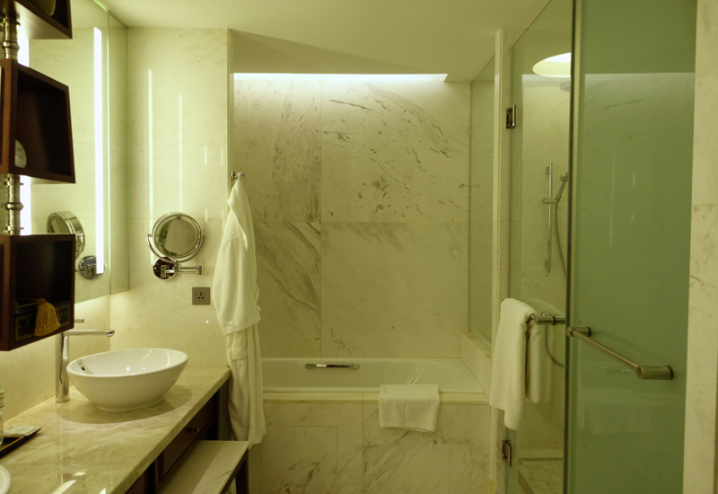 Marble Bathroom, Park Hyatt Siem Reap Review