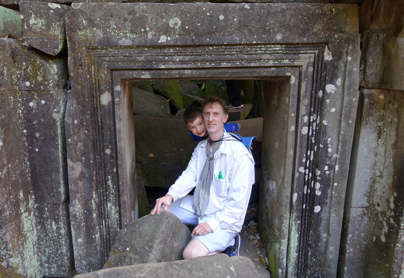 Taking a Break at Beng Mealea