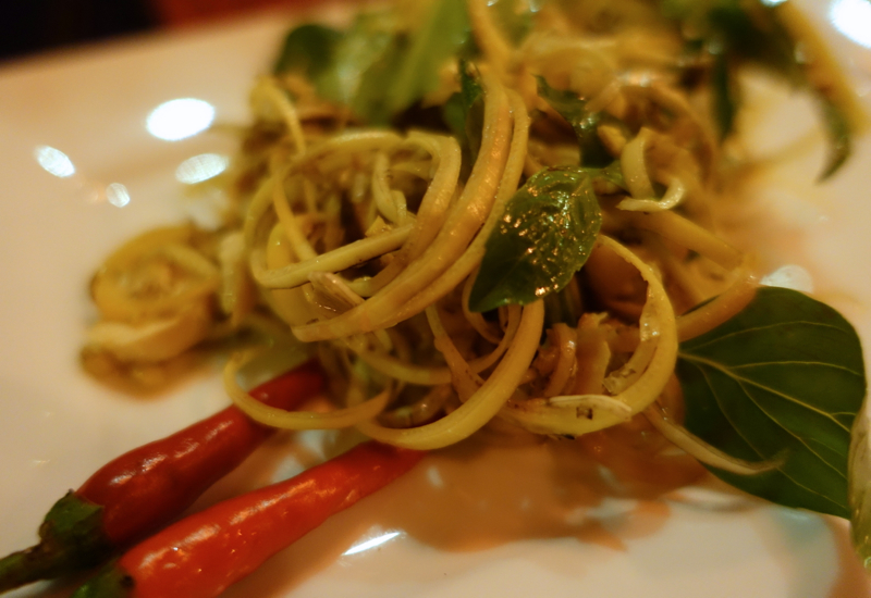 Banana Flower Salad with Chili, Touich Restaurant, Siem Reap