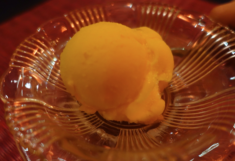 Passionfruit and Coconut Sorbets, Touich Restaurant