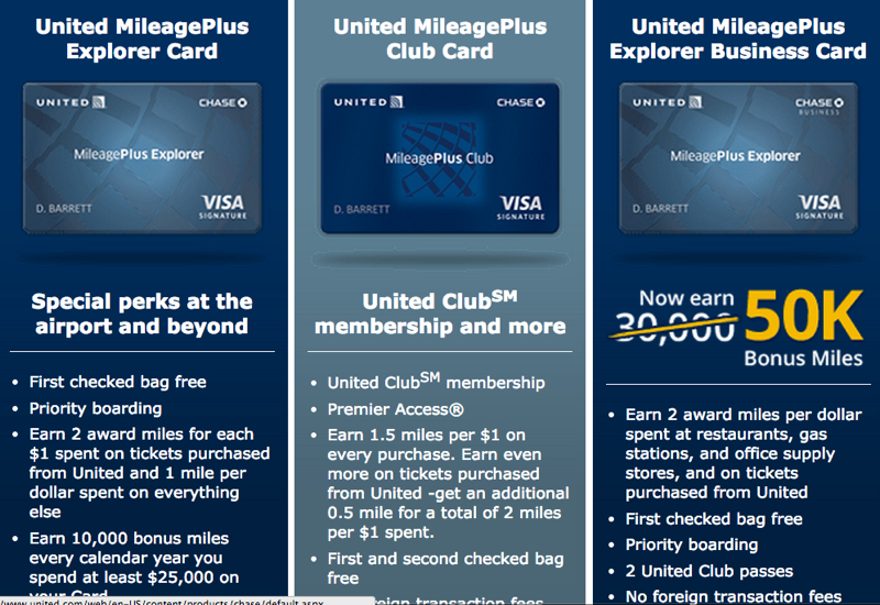 50K United MileagePlus Explorer Business Card
