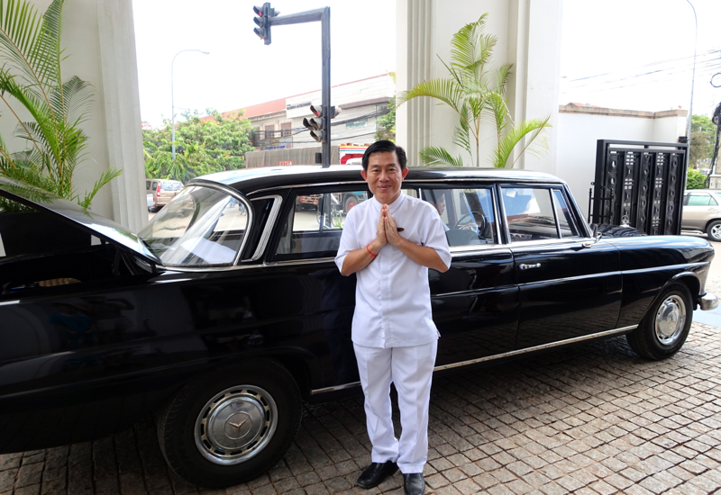 Amansara Virtuoso Review Siem Reap-Vintage Mercedes Transfer