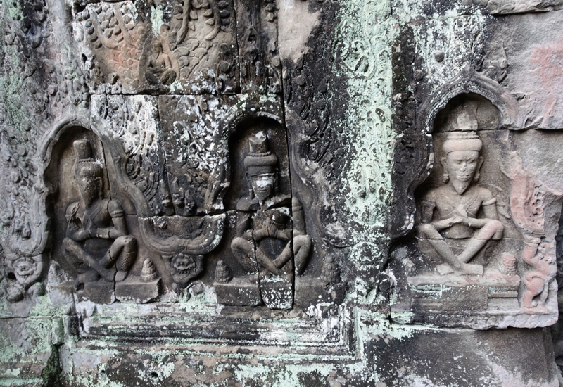 Sandstone Carvings at Preah Khan Temple