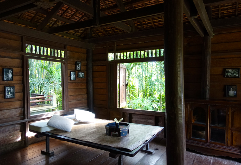 Amansara Khmer Village House Interior and Day Bed