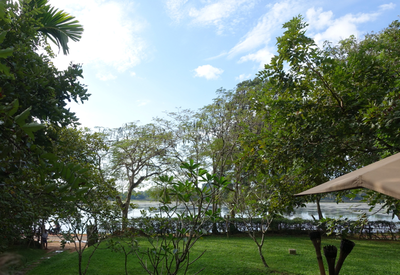 View of Srah Srang Reservoir from Amansara's Khmer Village House