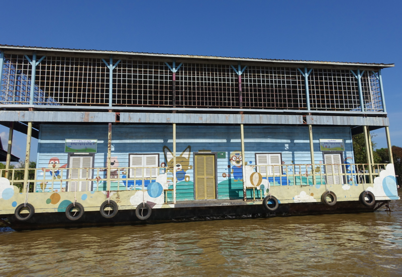 Floating School, Amansara Tonle Sap Boat Cruise