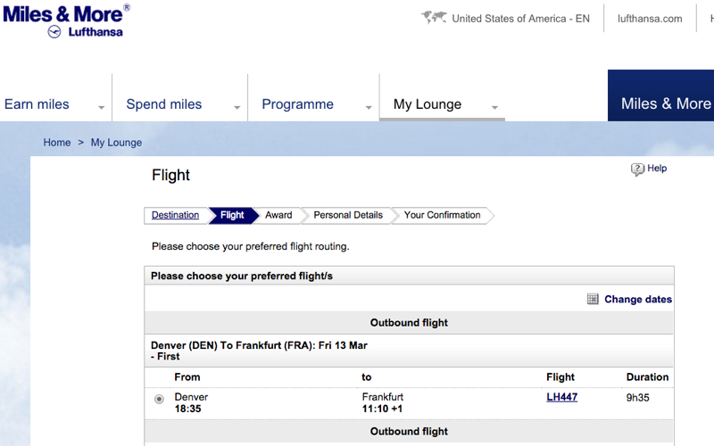 Tips Booking Lufthansa First Class Awards - Instead of LAX or SFO Fly from other cities