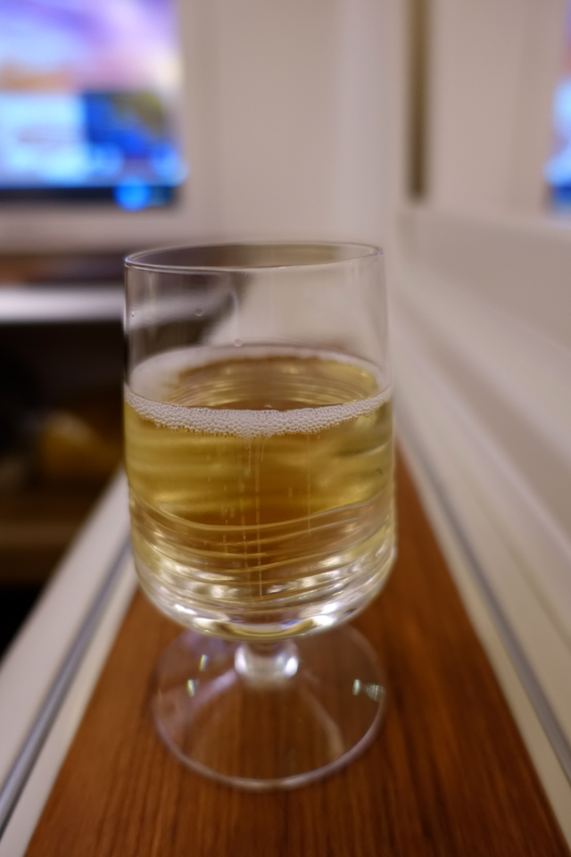 Pre-Flight: Dom Perignon Champagne, Thai First Class
