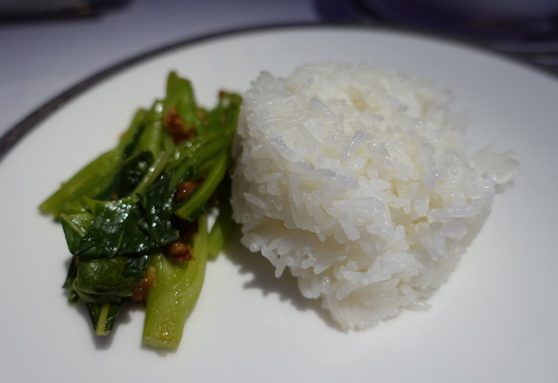 Rice and Vegetables, Thai Royal First Class