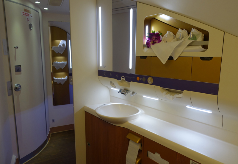 Thai Airways A380 First Class Bathroom