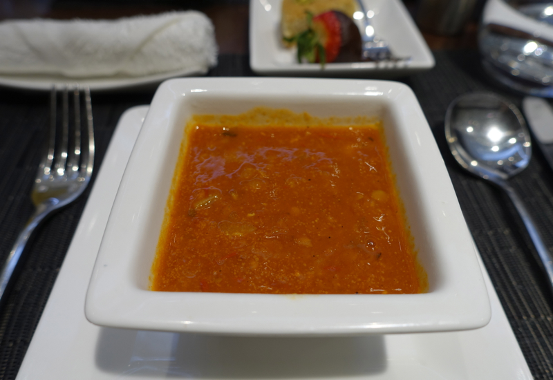 Harira Soup, Etihad Washington Dulles Lounge