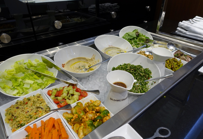 Arabic Mezze and Salads, Etihad Lounge IAD