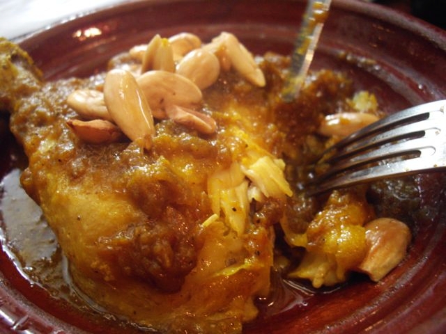 Moroccan Chicken Tagine with Almonds