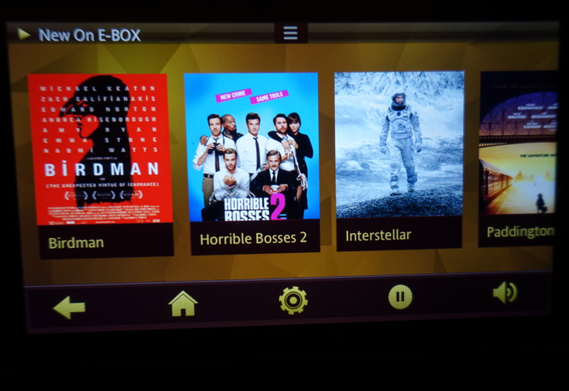 Etihad E-Box In Flight Entertainment (IFE) 