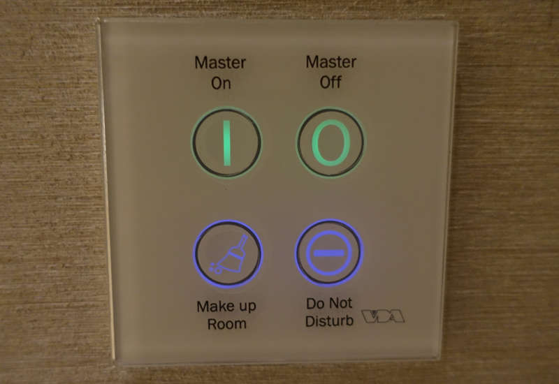 Master Light Controls and Do Not Disturb Button, Rosewood Abu Dhabi