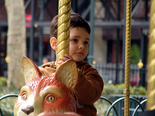 Carousel in Bryant Park, New York