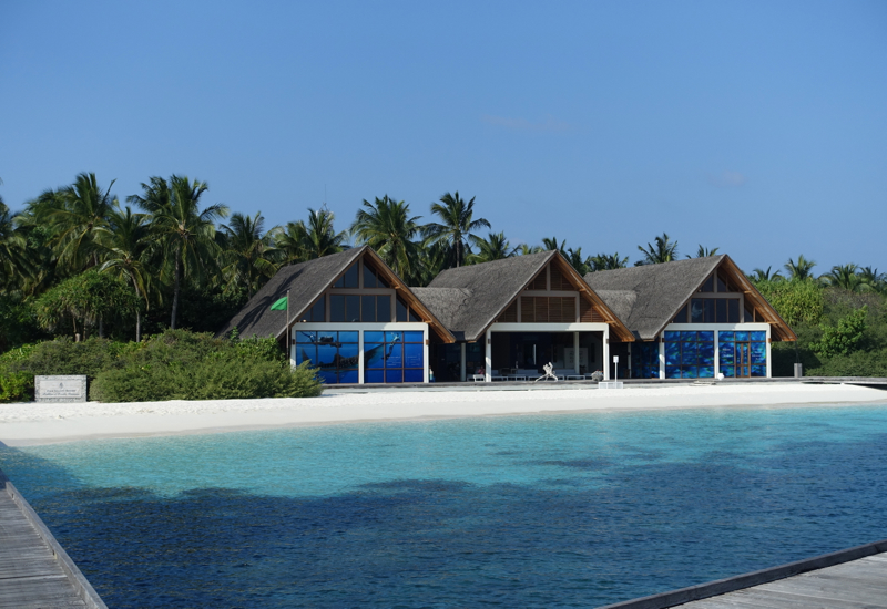 Four Seasons Maldives at Landaa Giraavaru Review-Jetty and Dive Center