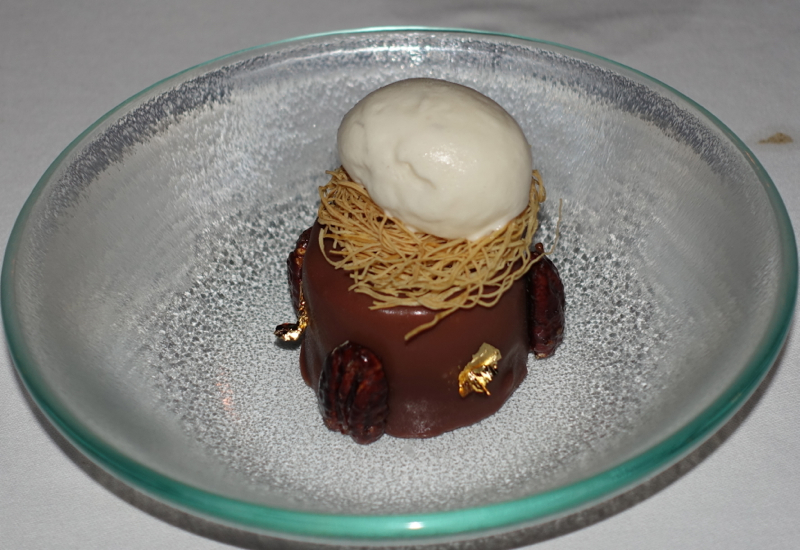 Paolo's Argan Oil Brownie with Cardamom Ice Cream, Al Barakat