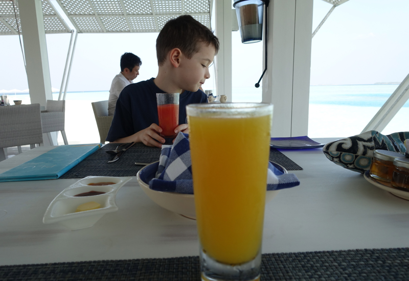 Fresh Squeezed Juices, Blu Restaurant, Four Seasons Landaa Giraavaru