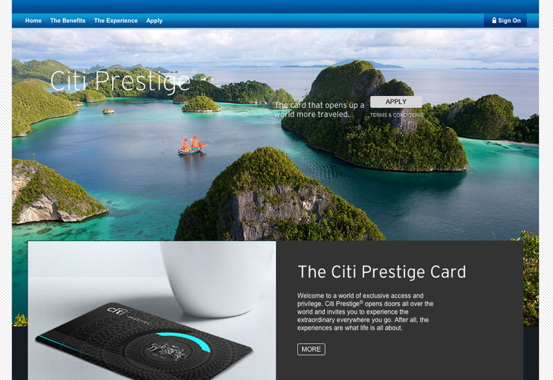 100K Citi Prestige Card Signup Bonus Offer (Targeted)