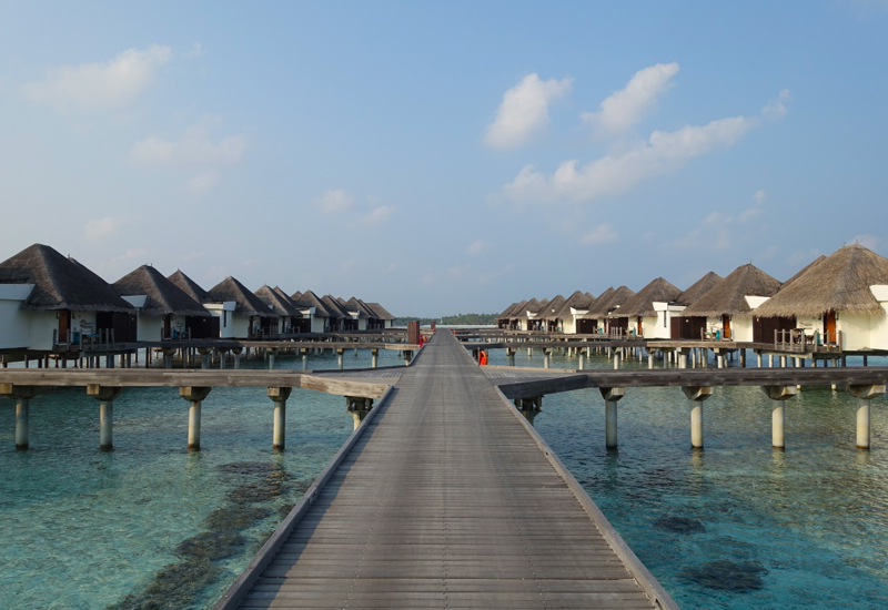 Jetty to Water Bungalows, Four Seasons Maldives at Kuda Huraa