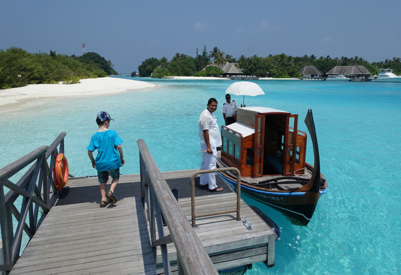 The Island Spa "Cutie Boat," Four Seasons Maldives at Kuda Huraa