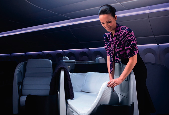 Flat Bed Business Class to Tahiti and Bora Bora?