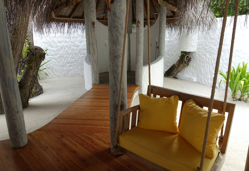 Porch Swing in the Outdoor Bathroom, Soneva Fushi