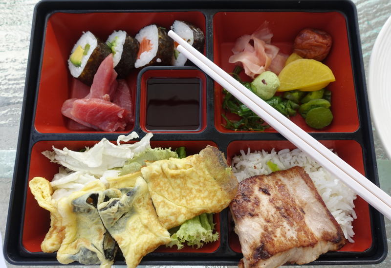 Japanese Bento for Breakfast, Vilu Restaurant, Conrad Maldives