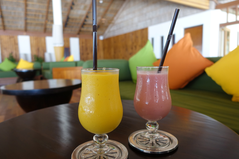 Smoothies, Rangali Bar, Conrad Maldives