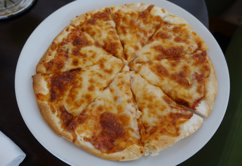 Pizza at Rangali Bar, Conrad Maldives