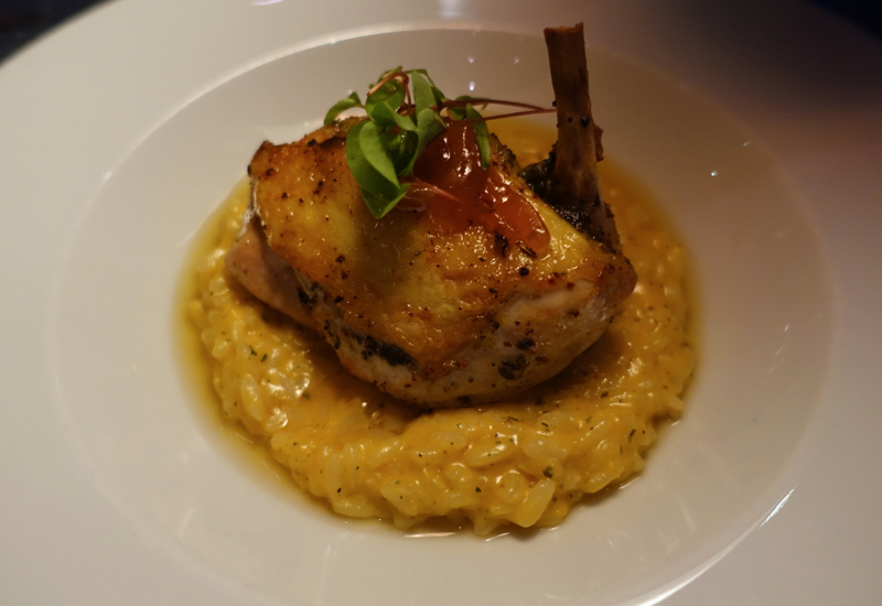 Sage Chicken Breast with Pumpkin Risotto, Mandhoo Restaurant, Conrad Maldives