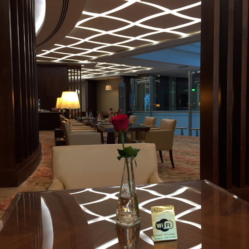 Emirates First Class Lounge Dubai Review-Seating