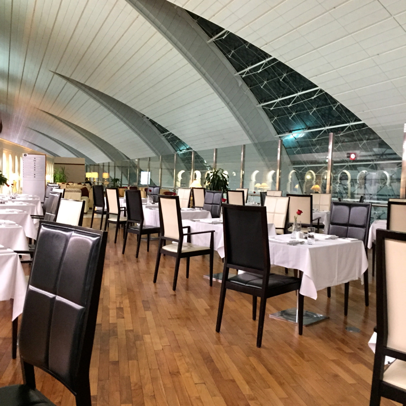 Emirates First Class Lounge Dubai Review-Dining Area