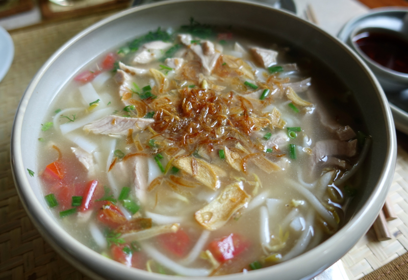 Amantaka Restaurant Review-Lao Noodle Soup for Breakfast