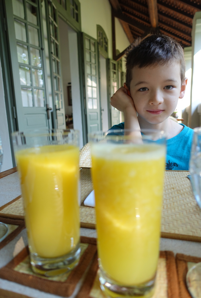 Fresh Squeezed Juices, Breakfast at Amantaka