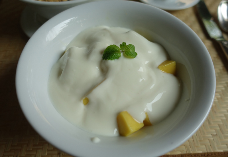 Amantaka Restaurant Review-Yogurt with Fresh Fruit