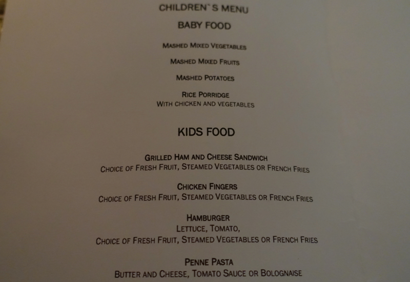 Amantaka Kids' Menu