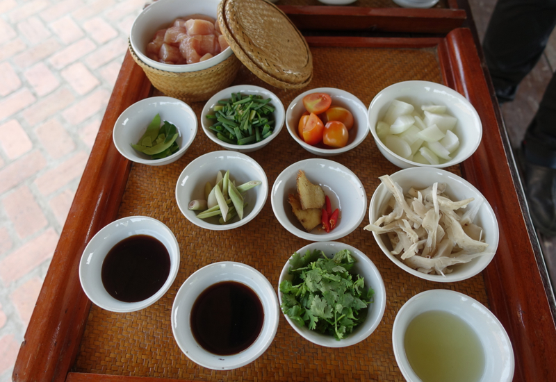 Amantaka Luang Prabang Cooking Class: Ingredients