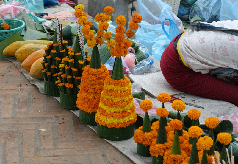 Flower Offerings, Luang Prabang Morning Market