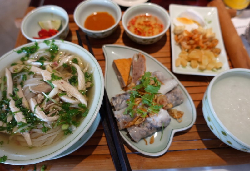 Vietnamese Breakfast, Club Lounge, Sofitel Legend Metropole Hanoi Review